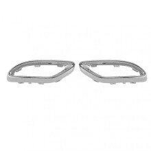Gloss Chrome Exhaust Tip Cover Trims Replacement for Mercedes?Benz A B C E GLC CLS?Class W177 W247 W205 W213 X253 C257