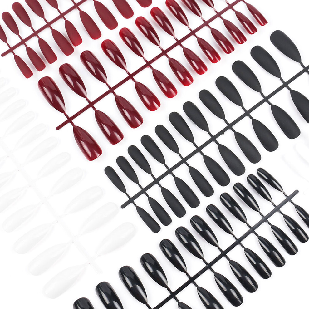 24Pcs Pointed Nail Tips False Nails for Nail