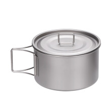 Ice Flower bol en titane de 600 ml 110x67mm Gris foncé
