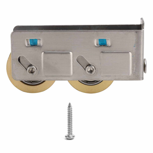 Puleggia per finestra 93 g argento + ottone 7,5x4 cm 1