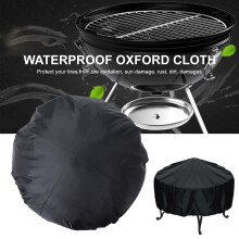 44 Zoll BBQ-Grillabdeckung mit Kordelzug, wasserdicht und Staubdicht, Schutzhaube für Rundgrills, Gas-, Holzkohle- und Außen-Smoker-Abdecku