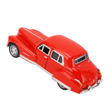 Modèle de voiture vintage en alliage à l'échelle 1:32, rouge, 13,5 5 cm