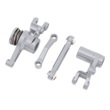 1/10 RC Caster-Block-Lenker aus Aluminiumlegierung für RC-Auto, Lenkerblock für BL 2S SLASH 4X4 Trucks, Titanium-Farbe