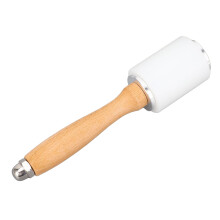 Ledernähhammer mit Holzgriff, professioneller Lederbearbeitungshammer, Stempelhammer, gerades Design, für die Lederbearbeitung, geeignet fü