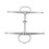 Full Cheek Horse Snaffle Bit Stainless Steel Ring 3