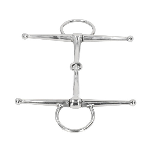 Full Cheek Horse Snaffle Bit Stainless Steel Ring 2