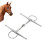Full Cheek Horse Snaffle Bit Stainless Steel Ring 11