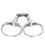 Horse Gag Ring Snaffle Bite Stainless Steel 125mm 9