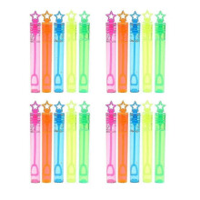20 Pcs Mini Bubble Wand Set Colorful Five-pointed Star Bubble Stick Party Favor Summer Toy for Kids Party Celebration Birthday - 10.5x2cm (random Colo