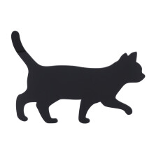 Lampada notturna per gatto in acrilico nero 3x3A Peso 201,00 g