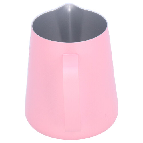 Pichet à lait mousseur 400 ml bec d'aigle rose