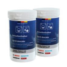 Bosch Descaler for Washing Machines Dishwashers Limescale Remover (250g, 00311918) (2 Pack)