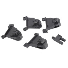 Supporti per ammortizzatori TRX4 G2 1/10 47x47x20mm, 162g, Nero