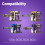 Stick Conversion Accessory Tool Kit Replacement for Dyson DC16, DC30, DC31, DC34 Vacuum Cleaner 7