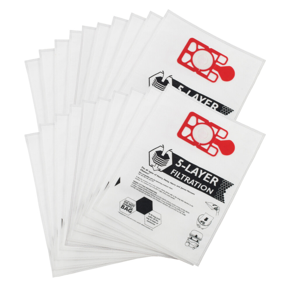 B&Q - Hepa Microfibre Dust Bags For Kärcher T7/1T9/1T10/1T12/1604015 (Pack Of 20) - Image 2