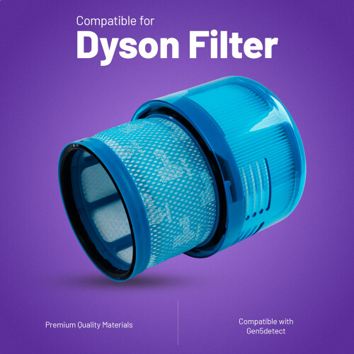 Washable HEPA Filter Replacement for Dyson Gen5detect Cordless Vacuum (972352-01) 1