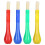 Set di pennelli per bambini - 4 pezzi, 14,8 cm, Blu Rosso Verde 2
