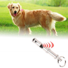 Portable Pet Dog Whistle Keychain Two Tone