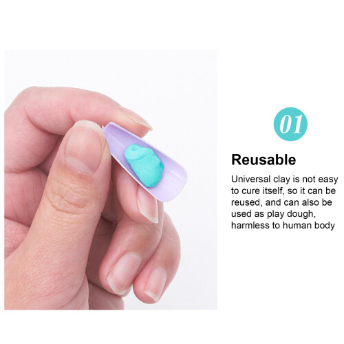 Removable Adhesive Putty Nail Clay Reusable