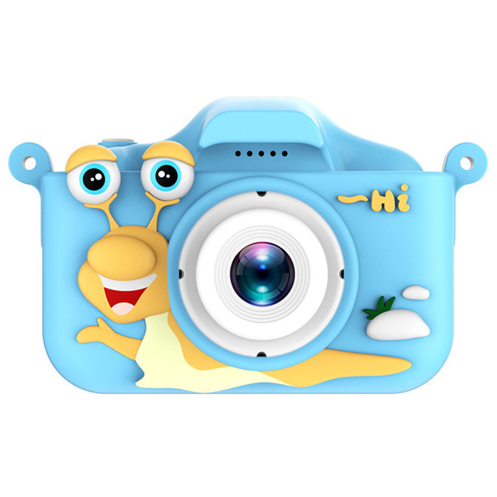 (Blue) Digital Camera 2.0 Inch Ual Lens Kis Igital Camera Blue 6914275947653