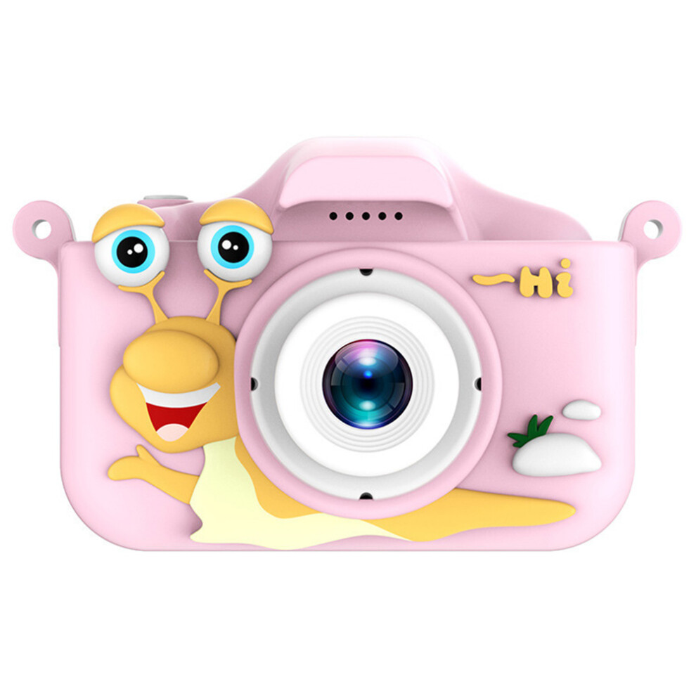 (Pink) Digital Camera 2.0 Inch Ual Lens Kis Igital Camera Pink 6914270868335