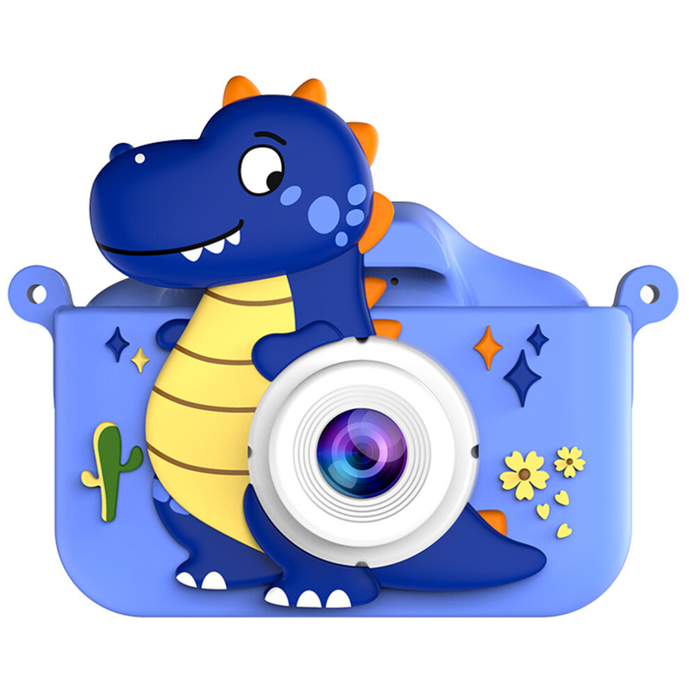 (Blue) Digital Camera 2.0 Inch Ual Lens Kis Igital Camera Blue 6914270797628