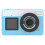 (Blue) Digital Camera 70 2.8+1.44 Inch ual Screen Waterro 1