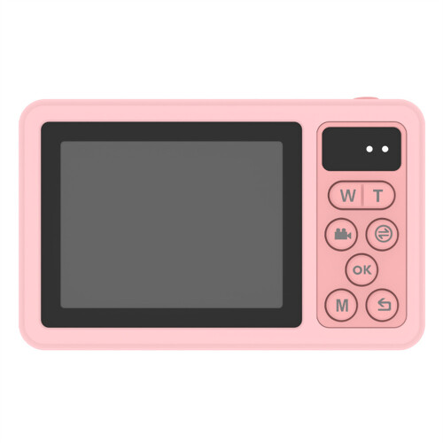 (Pink) Digital Camera 70 2.8+1.44 Inch ual Screen Waterro 1