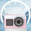 (Blue) Digital Camera 70 2.8+1.44 Inch ual Screen Waterro 5