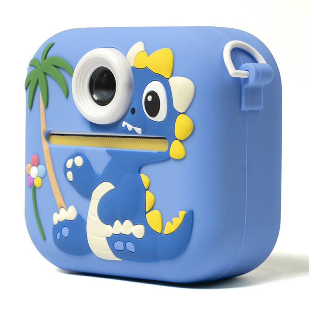 (Dinosaur Blue) Digital Camera Kis igital Camera H ual Lens Instan-image-OPC-PJS8BNR-NEW