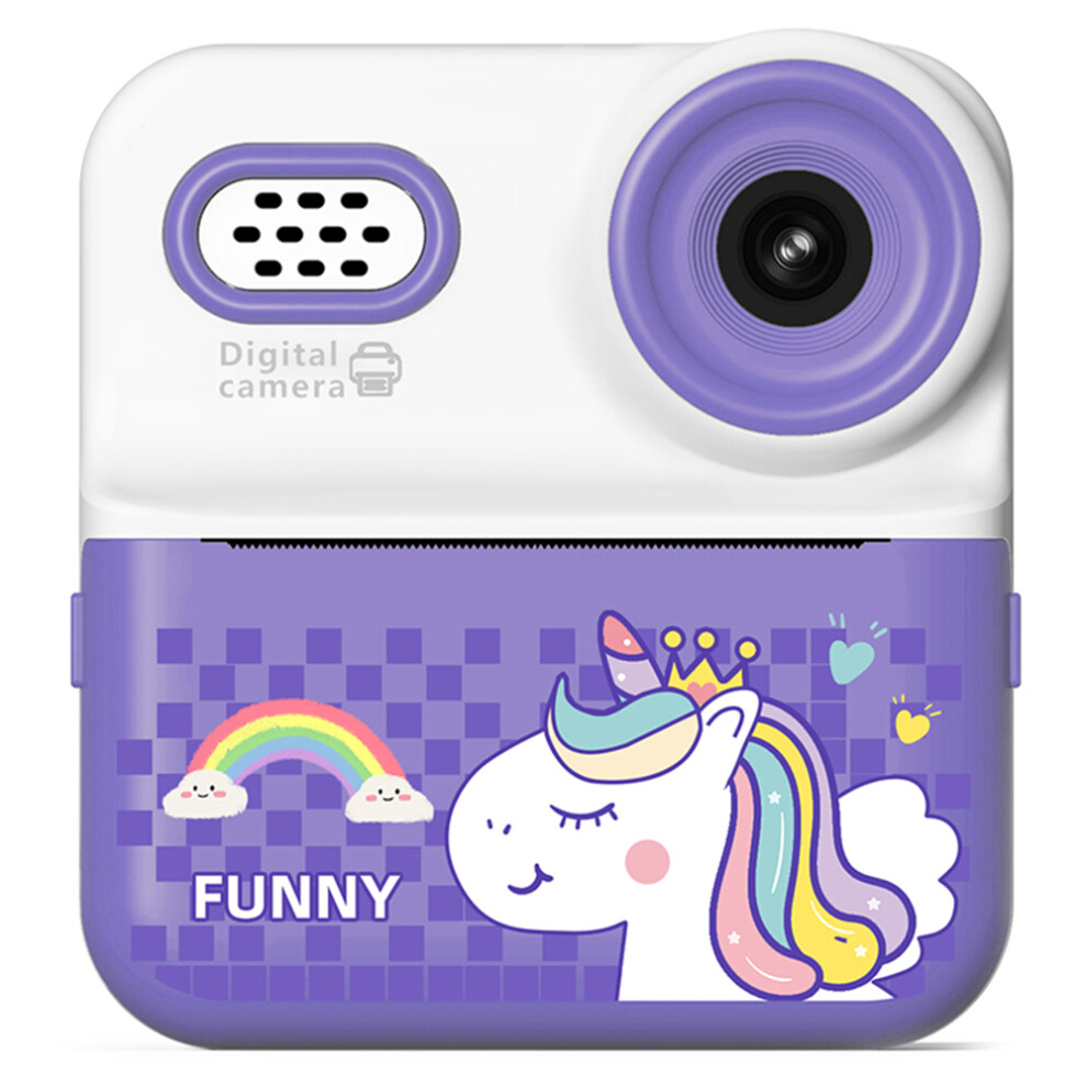 (Purple) Digital Camera 03 Instant Rint Camera For Kis Atte Purple 6914272895094