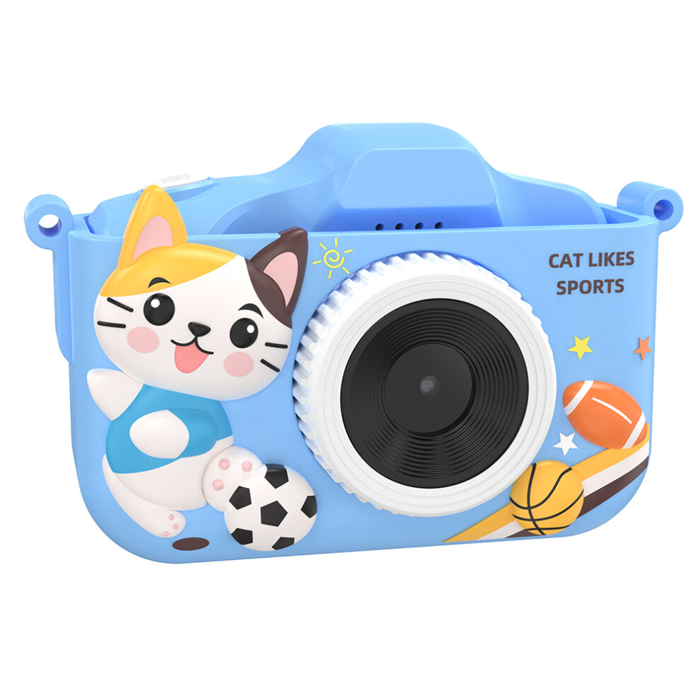 (Blue) Digital Camera T5s Cartoon Cat Igital Camera 2.0 I Blue 6914279818522
