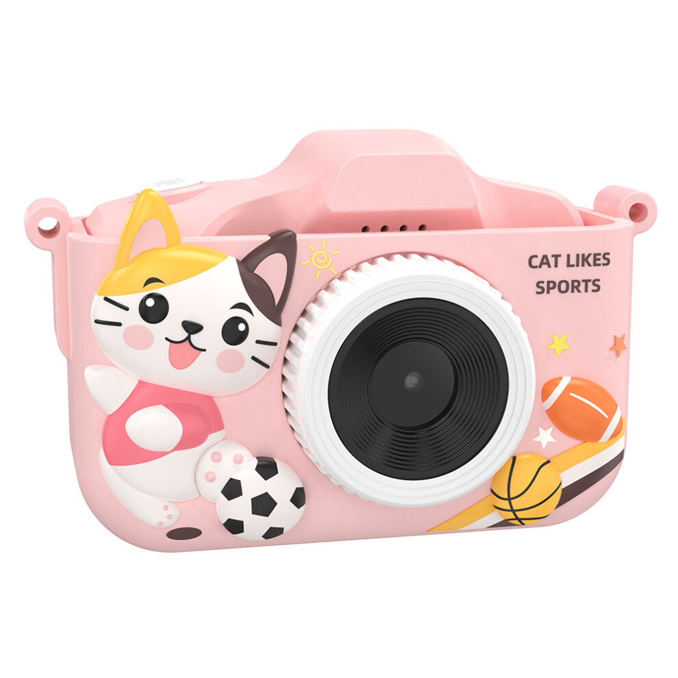 (Pink) Digital Camera T5S Cartoon Cat igital Camera 2.0 I-image-OPC-PJS8BSH-NEW