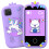 (Purple) Digital Camera W5 Kis Learning Toy hone Eucational 1