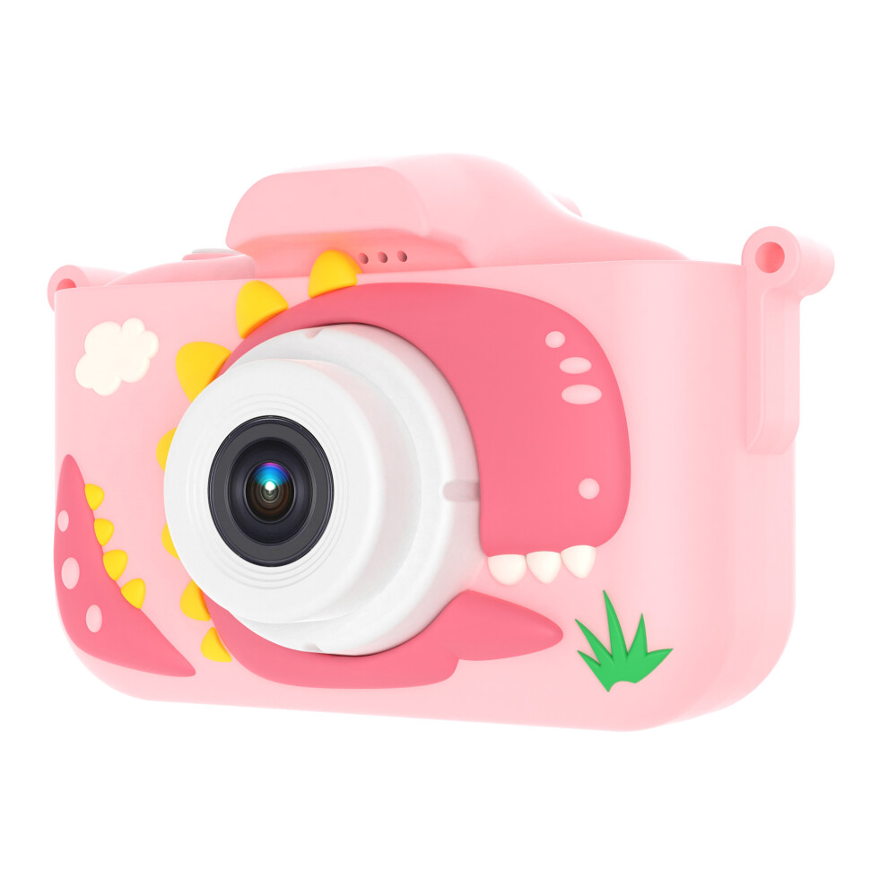 (Pink) Digital Camera X13S Cartoon inosaur 2.0 Inch IS Sc-image-OPC-PJS8C66-NEW