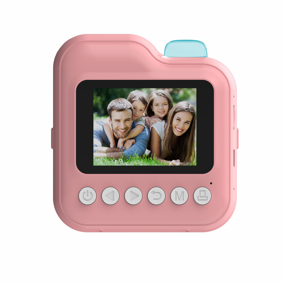 (Pink) Digital Camera Qinstant Rint Camera For Kis Igital Pink 6914275162629