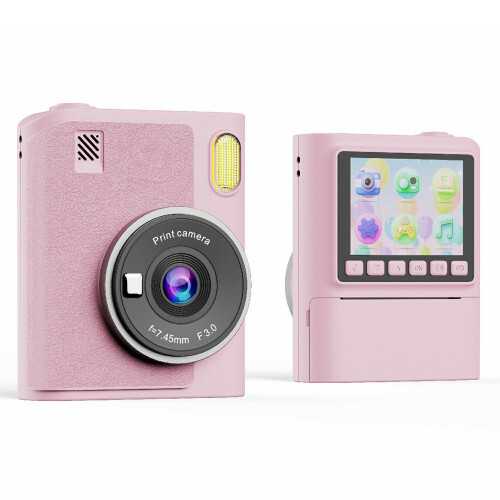 (Pink) Digital Camera Z900 2.4 Inch Instant rint Camera K 1