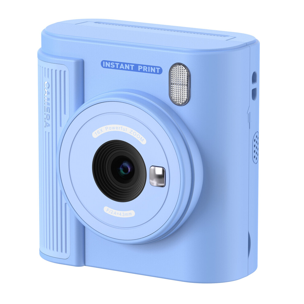 (Blue) Digital Camera 916X Zoom Kis Instant rint Camera w-image-OPC-PJS8CCG-NEW