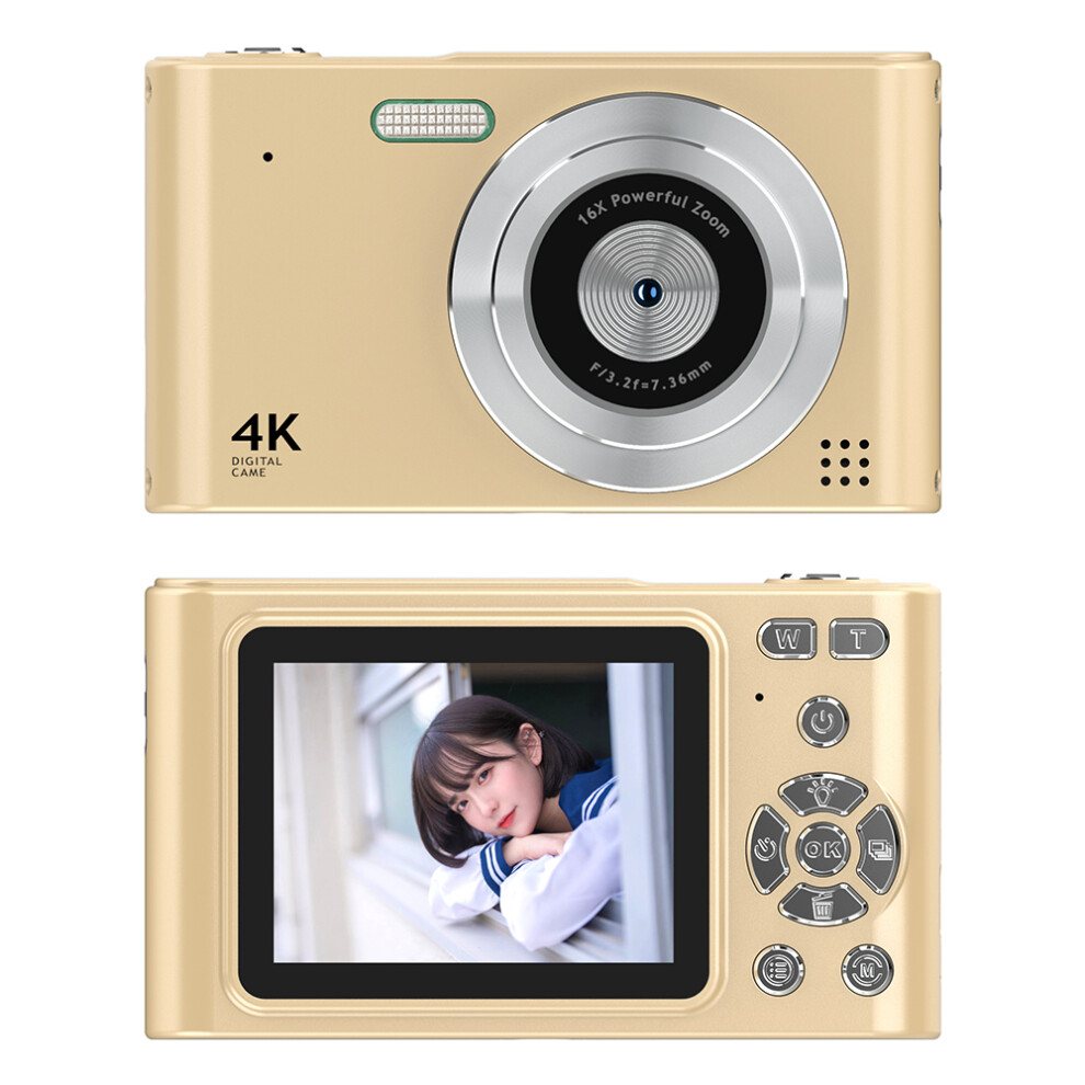 (Gold) Digital Camera H15 2.4inch IS Screen igital Camera-image-OPC-PJS8CFW-NEW
