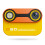 (Yellow) Digital Camera 60 3m Unerwater 2.4 Inch IS Screen 1