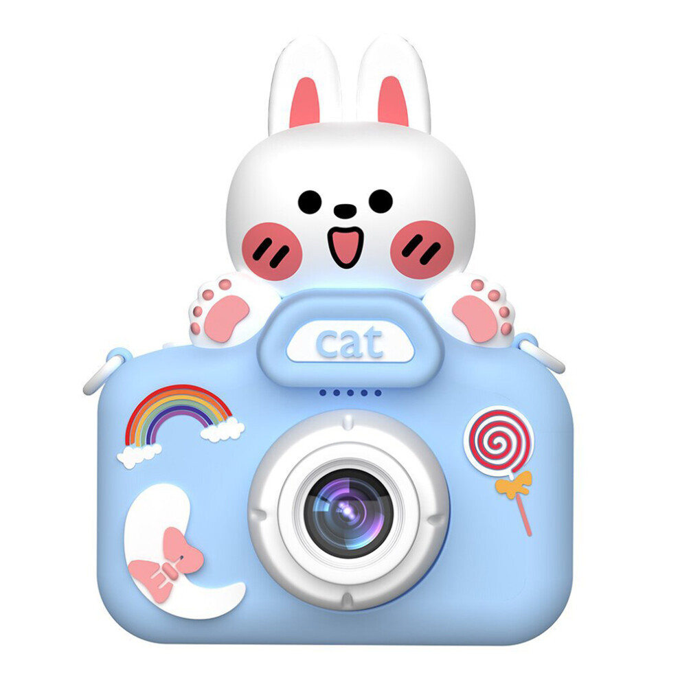 (Rabbit / ) Digital Camera X5 Ual Lens Igital Camera Cartoon C Blue 6914275613695