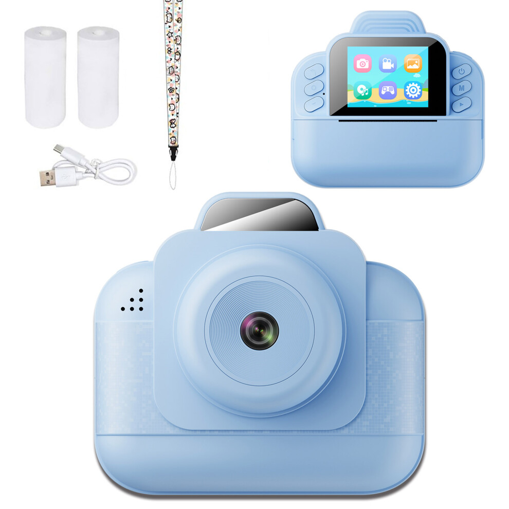 (Blue) Digital Camera S2.4 Inch Kis Instant rint Camera T-image-OPC-PJS8CRQ-NEW