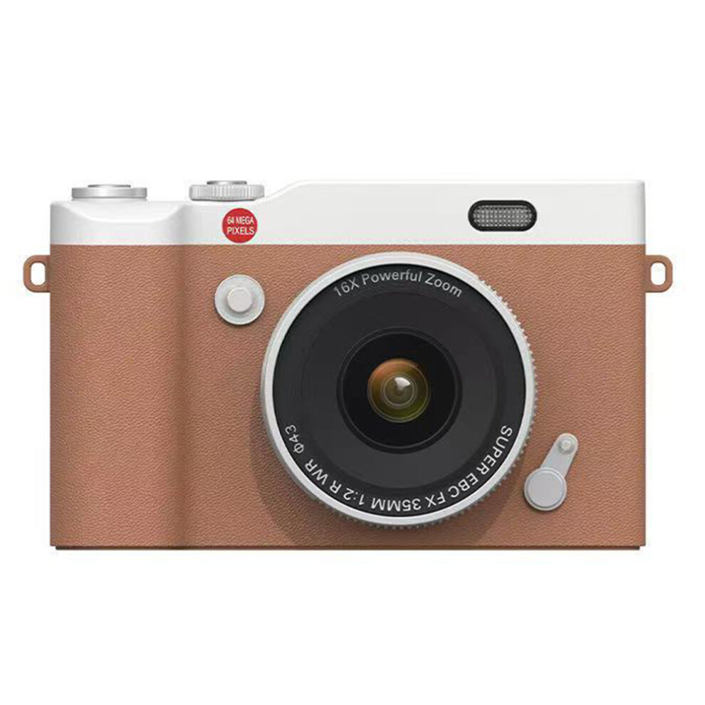 (Brown) Digital Camera 2.4 Inch Fli Screen igital Camera f-image-OPC-PJS8DBM-NEW