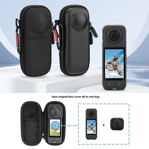 (PU Material) For Insta360 X5 / Insta360 X4 Action Camera Drop-P 1