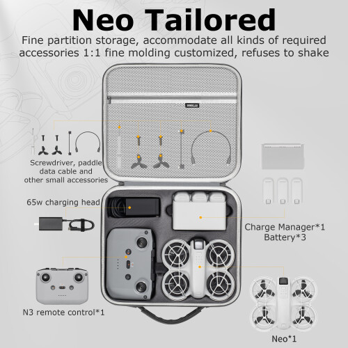 I Neo Drone with Shoulder Strap, 3-Battery Version 2