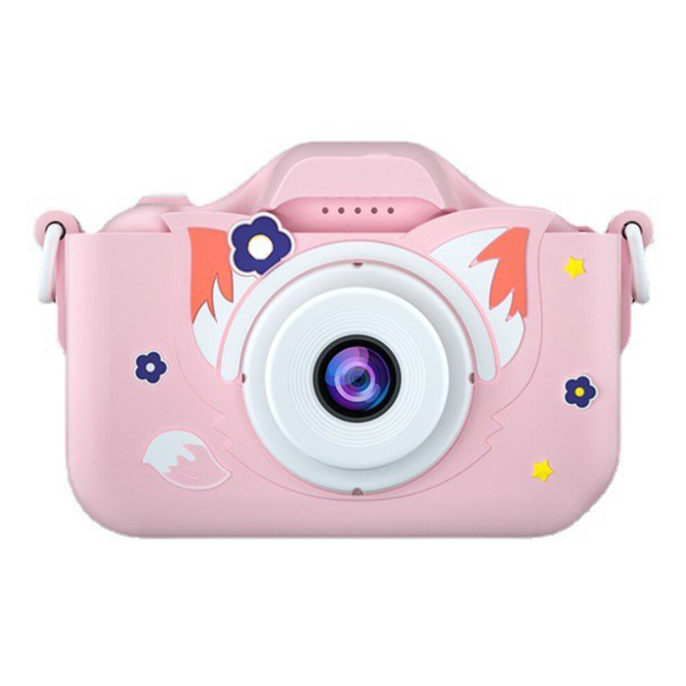 (Fox / ) Digital Camera X5 Cartoon Chilren Ual Lens Igital Pink 6914271898263