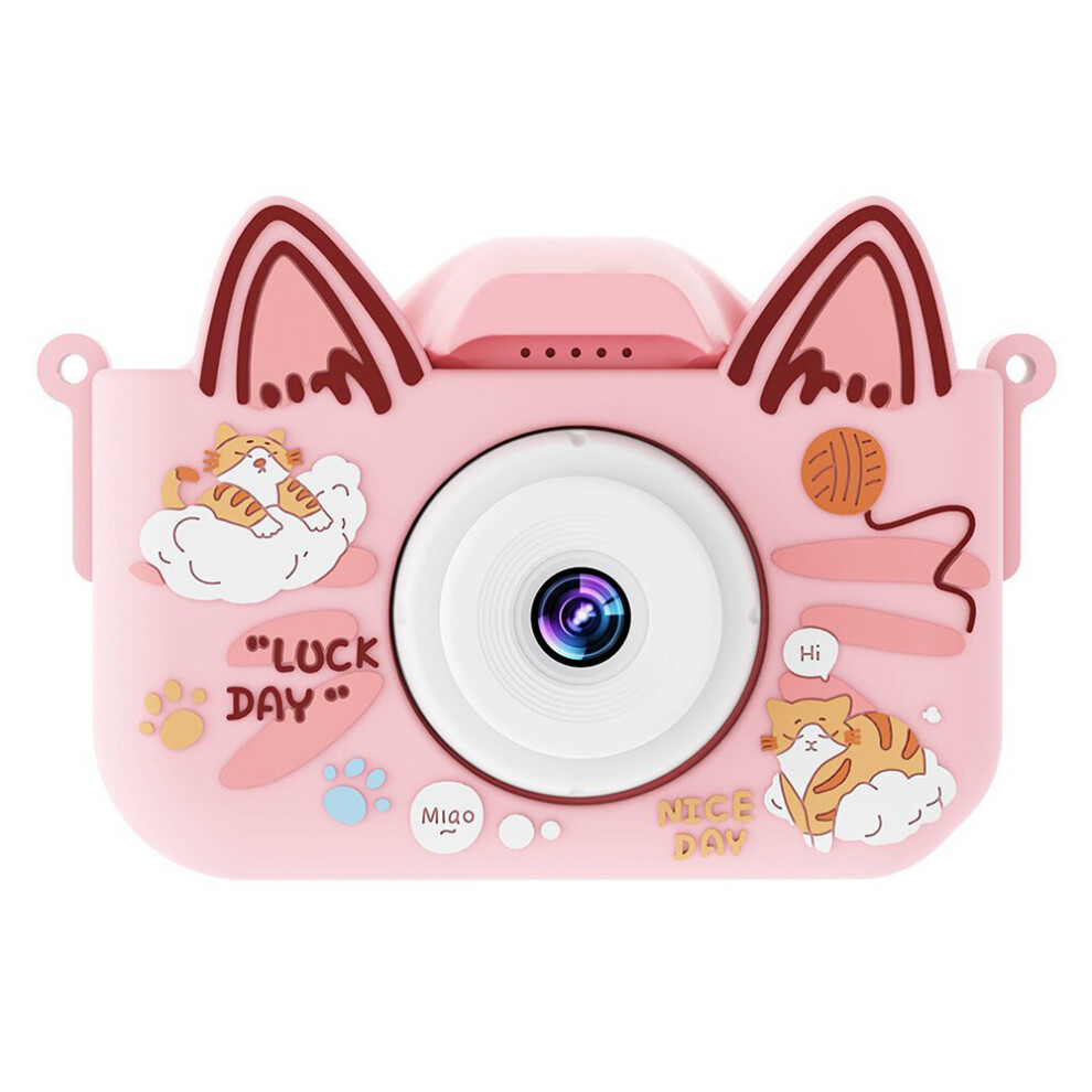 (Cute Cat / ) Digital Camera X5 Cartoon Chilren Ual Lens Igital Pink 6914274135983