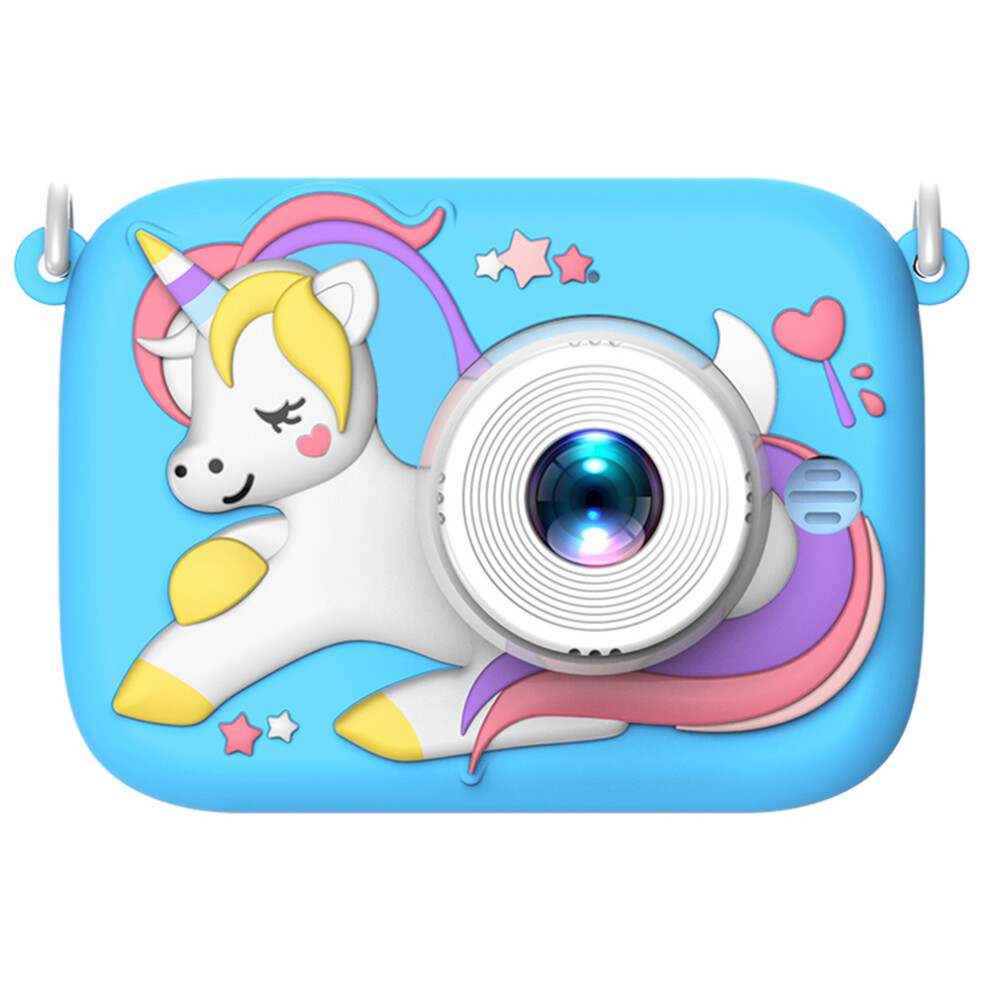 (Blue) Digital Camera 12 Kis 2.0 Inch H ual Lens Camera C-image-OPC-PJS8FGV-NEW