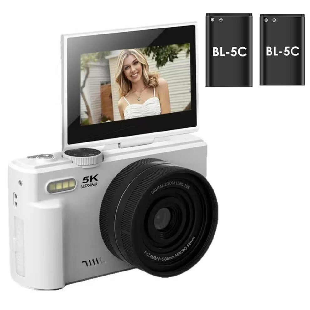 (White) Digital Camera W08 3.0 Inch H Fli Screen igital Ca-image-OPC-PJS8FHQ-NEW