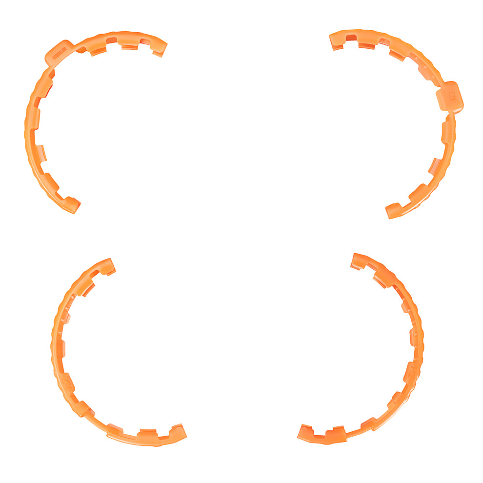 (Fluorescent ) For Dji Flip Drone Propeller Guards Shock Absorpti Orange 6914272855746